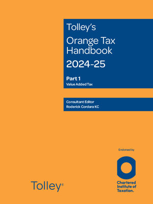 cover image of Tolley's Orange Tax Handbook
